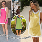 📢📢60%  OFF !! ⏰Women's Casual Color Block Sleeveless Tops Matching Shorts