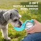 📢📢40% OFF !! ⏰2-in-1 Portable Dog Water Bottle for Small Dogs - Leak-Proof & Compact