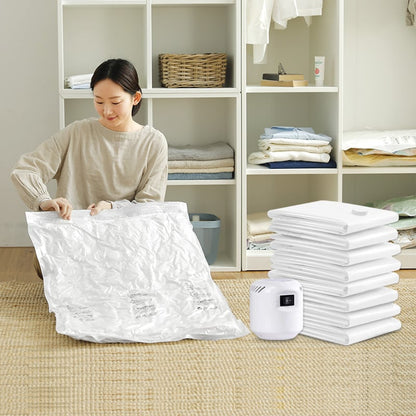 🧳 Save 50%! 💨 Electric Vacuum Compression Bag – With pump & space-saving ✨