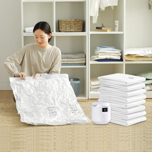 🧳 Save 50%! 💨 Electric Vacuum Compression Bag – With pump & space-saving ✨