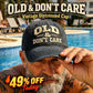 🧢 LIMITED-TIME 50% OFF! ✨ "OLD & DON'T CARE" Retro Baseball Cap – Unisex, Adjustable, Distressed Design 😎