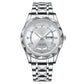 Waterproof Luminous Stainless Steel Two-tone Quartz Men's Watch