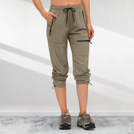 📢📢40% OFF !! ⏰Women's Hiking 5 Zipper Pockets Quick Drying Pants