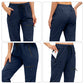 📢📢40% OFF !! ⏰Women's Hiking 5 Zipper Pockets Quick Drying Pants