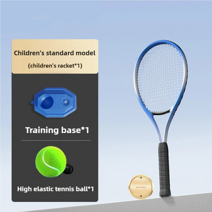 🎾 Portable Tennis Trainer | Sand- or Water-Filled Base for Stability · Lanyard Design · Lightweight and Portable | Personal Training · Outdoor Parks · Parent-Child Activities