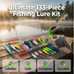 📢📢 50% OFF! Fishing Lure Kit – Hard & Soft Baits with Organized Tackle Box 🎣