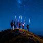 📢📢40% OFF !! & FREE SHIPPING⏰Luminous Tactical Trekking Poles – LED Lightweight Foldable Hiking Sticks🌄