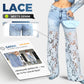 📢📢Big Sale Now On!⏰Fashion Lace Patchwork Denim Jeans