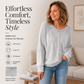 📢📢40% OFF !! ⏰Women’s Casual Round Neck & Long Sleeve Top