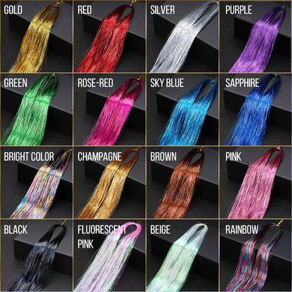 📢📢50% OFF !! ⏰14-pack Glitter Satin Hair Accessories ✨
