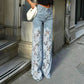 📢📢Big Sale Now On!⏰Fashion Lace Patchwork Denim Jeans