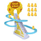 📢📢40% OFF !! ⏰ Little Duck Climbing Stair Toy – Musical Lights, Automatic Climbing & Endless Toddler Fun 🦆🎵