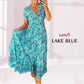 📢📢50%  OFF !! ⏰ Floral Print V-neck Dress