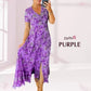 📢📢50%  OFF !! ⏰ Floral Print V-neck Dress