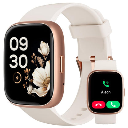 📢60%  OFF !! ⏰Smart Watch for Women Men, Fitness Tracker with Answer/Make Calls, Fitness Watch with Sleep Tracker/100 Sports/IP68 Waterproof Pedometer