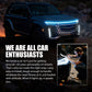 📢📢50% OFF !!⏰【Dynamic Scan HoodBeam Kit】-   Light up your hood with hypnotic smooth scanning effects! ✨🚗