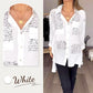 📢📢50% OFF !!!⏰2026 New Hot Sale 💖 Letter Print Fashion Lapel Shirt