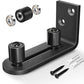 🎁Hot Sale 50% OFF⚡EaseLife Barn Door Bottom Guide – Adjustable Roller, Easy Wall‑Mount Install
