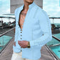 📢📢40% OFF⏰🌊 Men's Linen Button Up Summer Beach Shirt – Breathable, lightweight & relaxed fit – perfect for seaside vacations, BBQs or sunny days ☀️