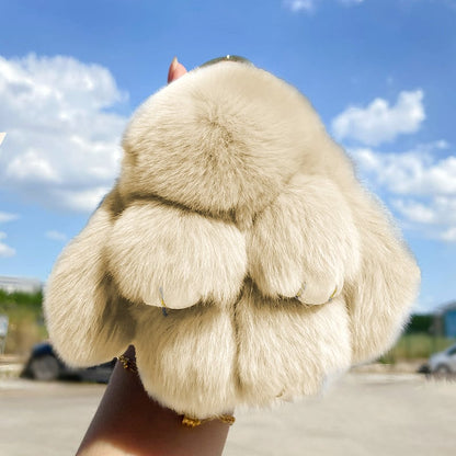 📢📢50% OFF !!!⏰🐰Handmade Soft Bunny PomPom Charms