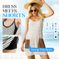 📢📢Limited Spring Edition⏰💡Designed in the USA💡Women's Sleeveless Summer Dress with Shorts – 2-in-1 effortless style! Built-in shorts for comfort & confidence. Ready in seconds for sunny days🌞🌸