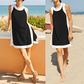📢📢60%  OFF !! ⏰Women's Casual Color Block Sleeveless Tops Matching Shorts