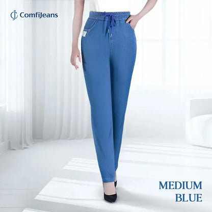 👖🌷LAST DAY SALE 50% OFF!!💥 Casual Ultra-Stretch Mom Jeans – Buttery Soft + Classic Look!