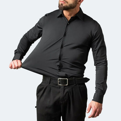 📢📢40% OFF !! ⏰Men's Short Sleeve Dress Shirt – Dressed up, not stressed. Soft stretch, no iron needed. Looks great with chinos or dress pants. Perfect for birthdays, anniversaries or Sunday best. ✨👔
