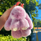 📢📢50% OFF !!!⏰🐰Handmade Soft Bunny PomPom Charms