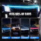 📢📢50% OFF !!⏰【Dynamic Scan HoodBeam Kit】-   Light up your hood with hypnotic smooth scanning effects! ✨🚗