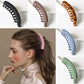 🥳HOT SALE🥳💞50K+ SOLD! Banana Hair Clips ! Non-slip, easy open & 6 colors. Elegant ponytails – grab yours! ✅