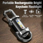 📢📢50% OFF !!⏰1200LM Super Bright Mini Keychain Flashlight Waterproof💡
