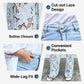 📢📢Big Sale Now On!⏰Fashion Lace Patchwork Denim Jeans