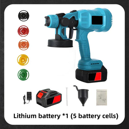 🛠️ 60% OFF NOW! 🎨 Cordless Electric Paint Sprayer – HVLP Technology, Even Coating & Fast DIY Projects ✨
