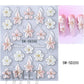 📢📢Buy 1 Get 1 Free !! ⏰5D Floral Nail Stickers
