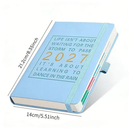 📢📢40% OFF !! ⏰A5 2027 One‑Day‑Per‑Page Diary Notebook ✨