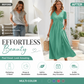 Flowy V-Neck Midi Dress – Soft & Breathable