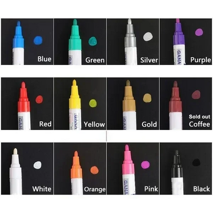 📢📢40% OFF !! ⏰Waterproof Tyre Paint Pen💥Buy 1 Get 2 Free💥