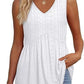📢📢50% OFF !!!⏰Women Dressy Sleeveless V Neck Babydoll Tank Tops