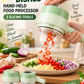 📢📢50% OFF !! ⏰🔪4 In 1 Handheld Electric Vegetable Cutter Set