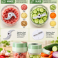📢📢50% OFF !! ⏰🔪4 In 1 Handheld Electric Vegetable Cutter Set