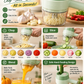 📢📢50% OFF !! ⏰🔪4 In 1 Handheld Electric Vegetable Cutter Set