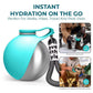 📢📢40% OFF !! ⏰2-in-1 Portable Dog Water Bottle for Small Dogs - Leak-Proof & Compact