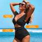 📢📢50% OFF !!!⏰exy Ruffled One-Piece Swimsuit – Ruffle Detail, Tummy Control & Vibrant Colors 🌊