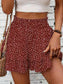 📢📢40% OFF !! ⏰Solid Color Stretch Waist Layered Short Skirt