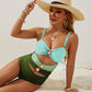 📢📢40% OFF !! ⏰ 2026 New Women's Cut Out Ruched Cami One-Piece Swimsuit🩱✨