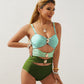 📢📢40% OFF !! ⏰ 2026 New Women's Cut Out Ruched Cami One-Piece Swimsuit🩱✨