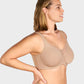Women's Elegant Sheer Full Coverage Plus Size Bra