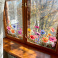 📢📢40% OFF !! ⏰Colorful Floral Bouquet Window Sticker – Vibrant design, easy peel & removable – Perfect for home, cafe & spring decor ✨