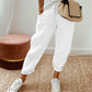 📢📢50% OFF !!!⏰ Casual Cotton and Linen Pants for Women – Breathable, High-Waisted & Ankle-Length Elegance ✨☀️